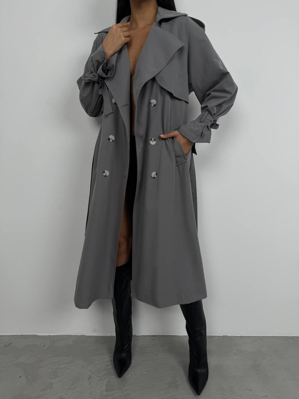 Basic Oversize Trench Coat 