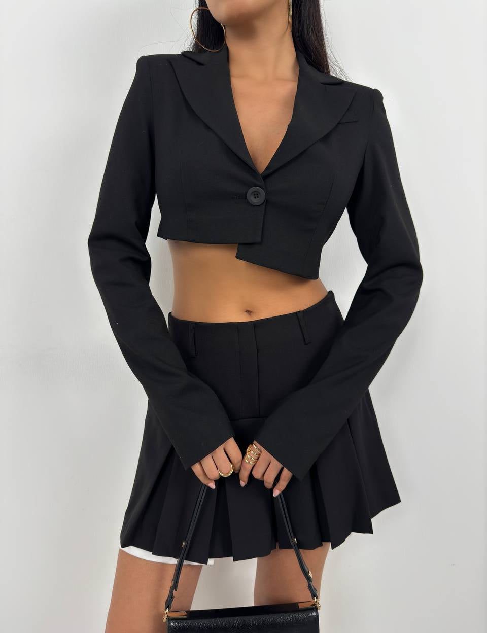 Asymmetrical Crop Jacket