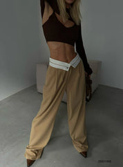 Reverse Belt Trousers 