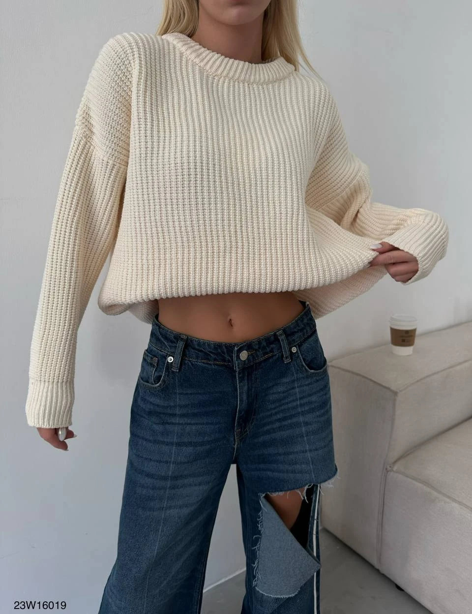 Oversize Knitted Sweater 